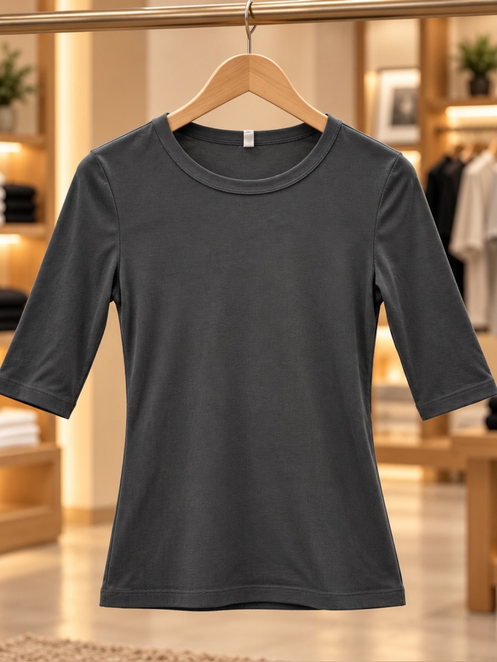 Wishlist Ribbed T-Shirt - Picture 1 of 3